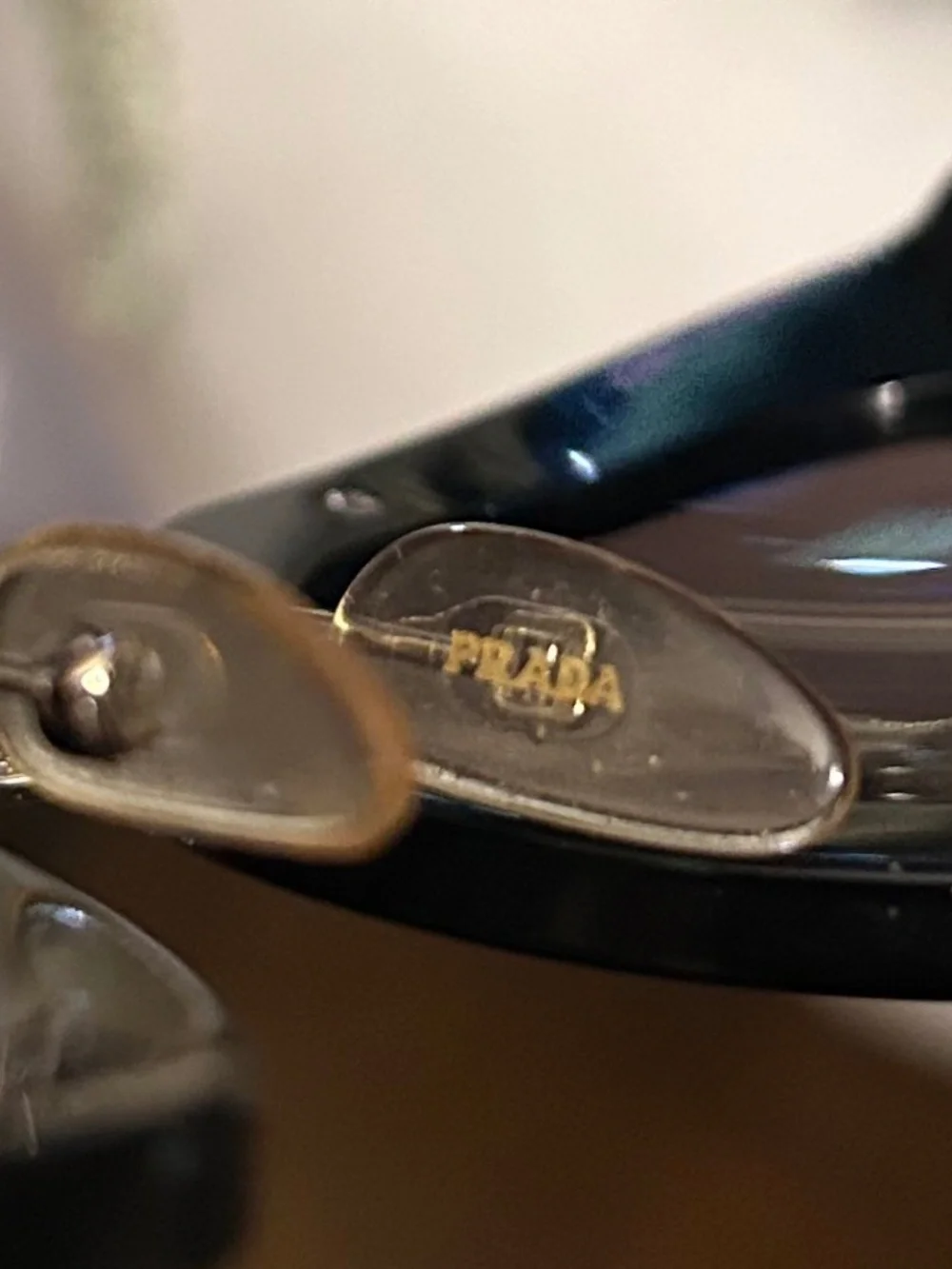 Prada Acetate Cinema Sunglasses SPR 09Q Black - Picture 8 of 10